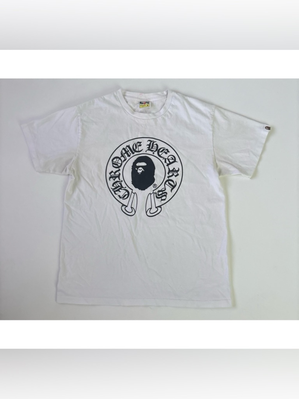 BAPE x Chrome Hearts Baby Milo T-shirt White | A Bathing Ape